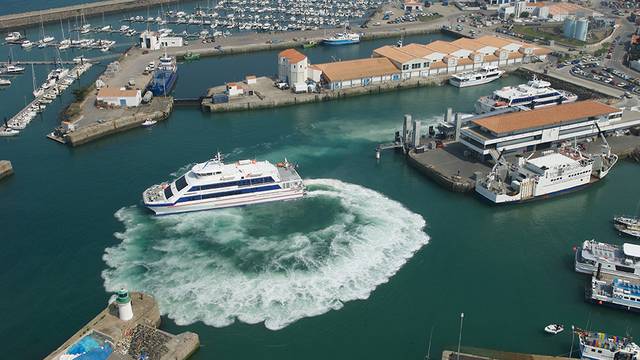Fährverkehr zwischen der Ile d'Yeu und dem Festland