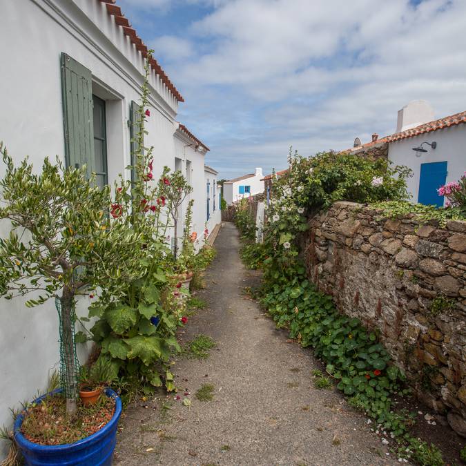 Straßen in Saint Sauveur, Ile d'Yeu 